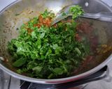 A picture of step 4 of Chana methi tadka dal.