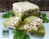 Foto langkah ke 13 dari resep 407. Brownis Kukus Putih Telur Lapis Matcha #PR_BrowniesDCC.