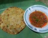 Timatar ki chutney with alo ka paratha recipe step 4 photo