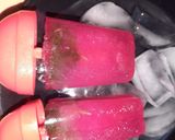 A picture of step 6 of Rose Mint popsicle.