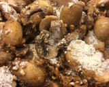 A picture of step 5 of Beef Stroganoff.