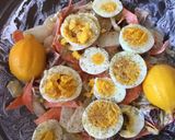 A picture of step 4 of California Farm Cabbage & Egg Coleslaw.