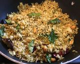 A picture of step 5 of Achaari Gongura Rice.