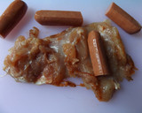Foto del paso 1 de la receta: Pollo relleno con salchichas y empanado especial