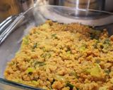 Vöröslencsés rakott karfiol (vegán) recept fázis 3 fotója