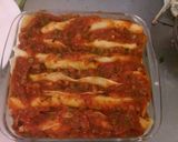 Foto del paso 6 de la receta: Canelones de espinaca y pollo con masa casera