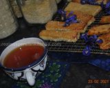 عکس مرحله 6 از دستور نان سوخاری عسلی