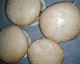 A picture of step 6 of Alu patty burger.