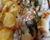 Foto del paso 6 de la receta: Merluza al horno con patatas panadera