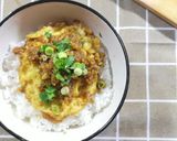 Foto langkah ke 7 dari resep Nasi Telur Spesial Dengan Ebi dan Lobak Manis.