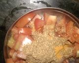 A picture of step 3 of Aloo tamatar.