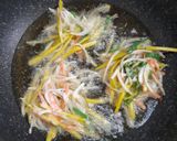 รูปขั้นตอนการทำที่ 2 ของ ข้าวหน้าผักทอด (かき揚げ丼)
