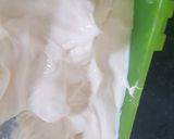 A picture of step 4 of Honey sweetened double Cream and cream cheese.