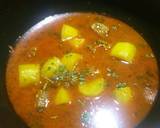 Punjabi alo gosht recipe step 8 photo