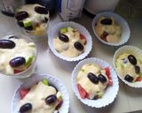 A picture of step 2 of Fruit custard.