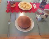 A picture of step 3 of Breakfast pancakes.