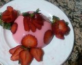 Une image de l'étape 3 de Flan aux fraise.