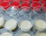Foto langkah ke 2 dari resep Puding Merah Putih Cocopandan.