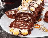 Une image de l'étape 10 de Bûche de Noël chocolat mascarpone 😋 #recettesdefete.