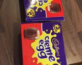 A picture of step 1 of EasterBake Scotch creme egg.