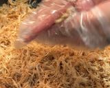 A picture of step 6 of Meat Floss.