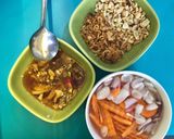 Hình bước làm 5 của món Gỏi vịt bắp cải & cháo vịt