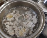 Foto langkah ke 1 dari resep Bubur Ayam High Protein.