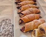 A picture of step 2 of Peanut butter and Raspberry Jam Pastries.