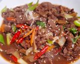 Foto langkah ke 8 dari resep Beef Slice Teriyaki ala Hokben, Empuk Juicy & Bumbu Meresap!.