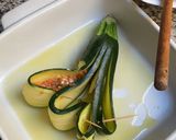 Une image de l'étape 4 de 🥒Courgette dans sa robe d’été 🌶️🌿.