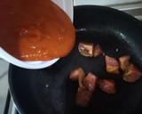 Foto del paso 3 de la receta: Arroz a la cubana con salchichas