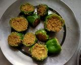 भरवा शिमला मिर्च (Bharwan shimla mirch recipe in hindi) रेसिपी चरण 4 फोटो