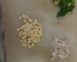 A picture of step 1 of Pizza Omelette.