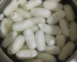 A picture of step 11 of Bengali rasgulla.