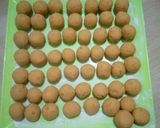 Foto langkah ke 4 dari resep Biji Salak (Bubur Candil) Ubi Oren/Ubi Kuning.