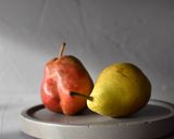 A picture of step 1 of Pear and Walnut Cake.