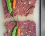 Foto del paso 1 de la receta: Rollo de Ternera con Verduras en cama de Kale Salteado #ternera #carne #bistec