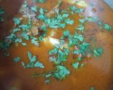 A picture of step 5 of Arvi gosht.