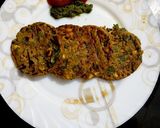 A picture of step 5 of Healthy Tofu pancakes.