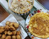 Gambar langkah 3 resipi Nasi Goreng Cina Simple.