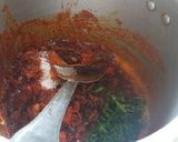 A picture of step 5 of Butter Chicken masala.