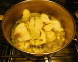 A picture of step 4 of Corn Chowder Soup.