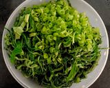 A picture of step 1 of Pumpkin Leaves Curry (Zambian Style).