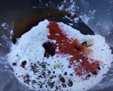 A picture of step 2 of Cauliflower manchurian.