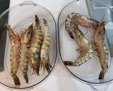 Hình bước làm 1 của món Tôm sú hấp bia