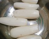 Hình bước làm 1 của món Gỏi củ cải trắng tép non