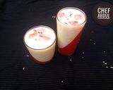A picture of step 3 of Watermelon panna-cotta.