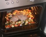 A picture of step 6 of Chicken roast with veggies.