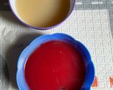 Foto langkah ke 6 dari resep Heart mirror glaze brownies cake.