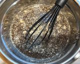 A picture of step 1 of Shrimp with Black Bean Sauce.